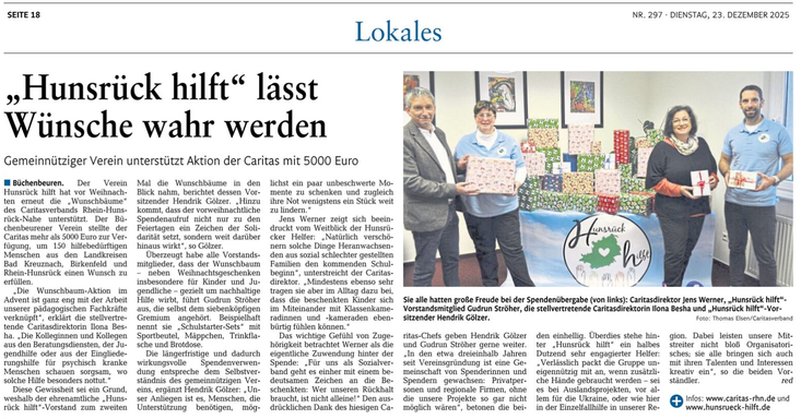Rhein-Zeitung vom 23.12.2025