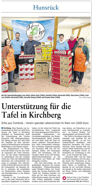 Rhein-Zeitung vom 27.12.2024